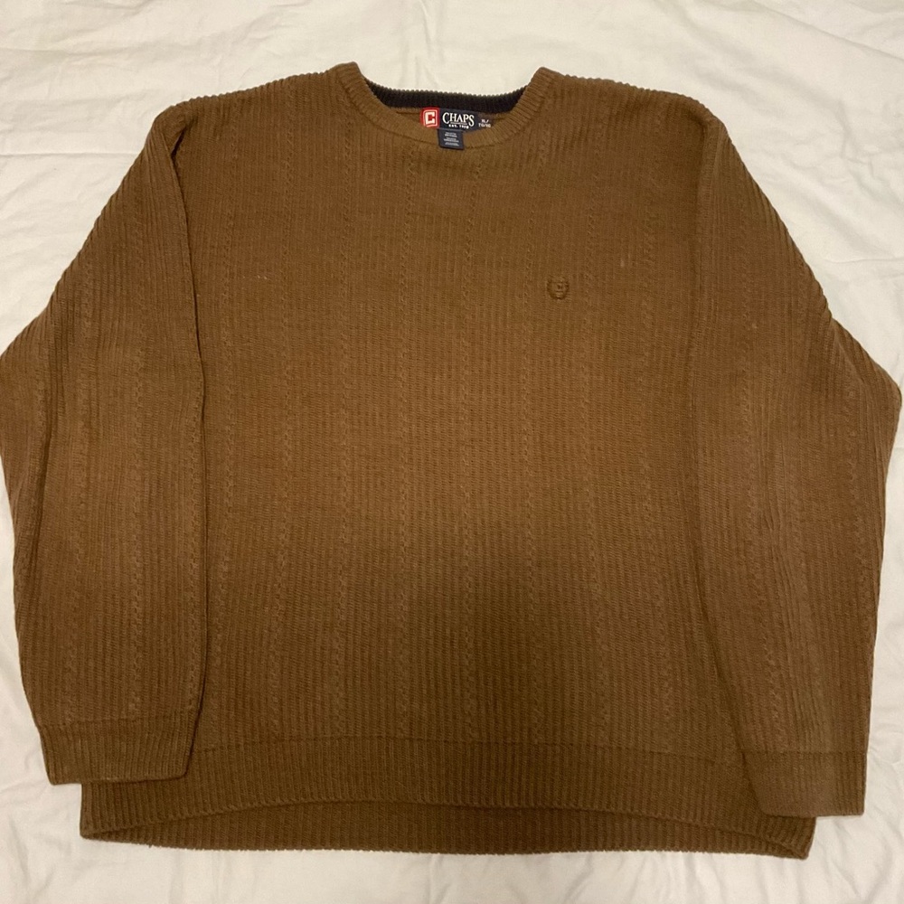 Brown Vintage Mens Sweater Size XL